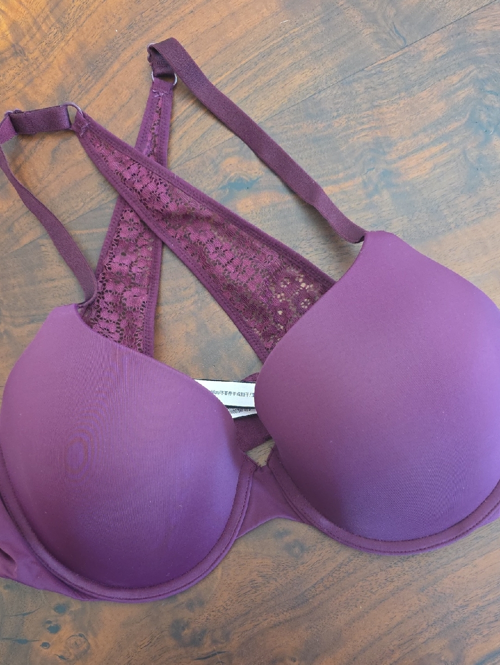 Victoria's Secret 🔥BURGANDY WINE  Lace-Back Bra🔥